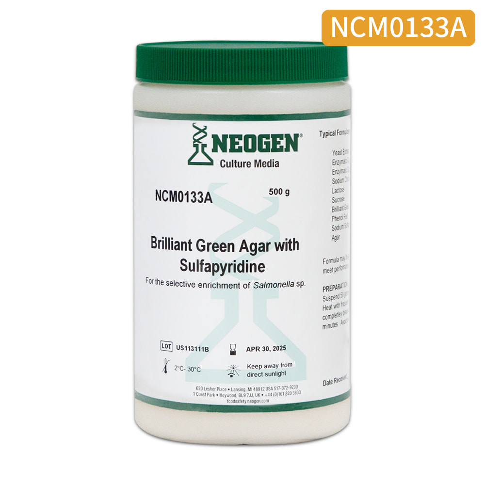 [NEOGEN]Brilliant Green Agar with Sulfapyridine (01075)